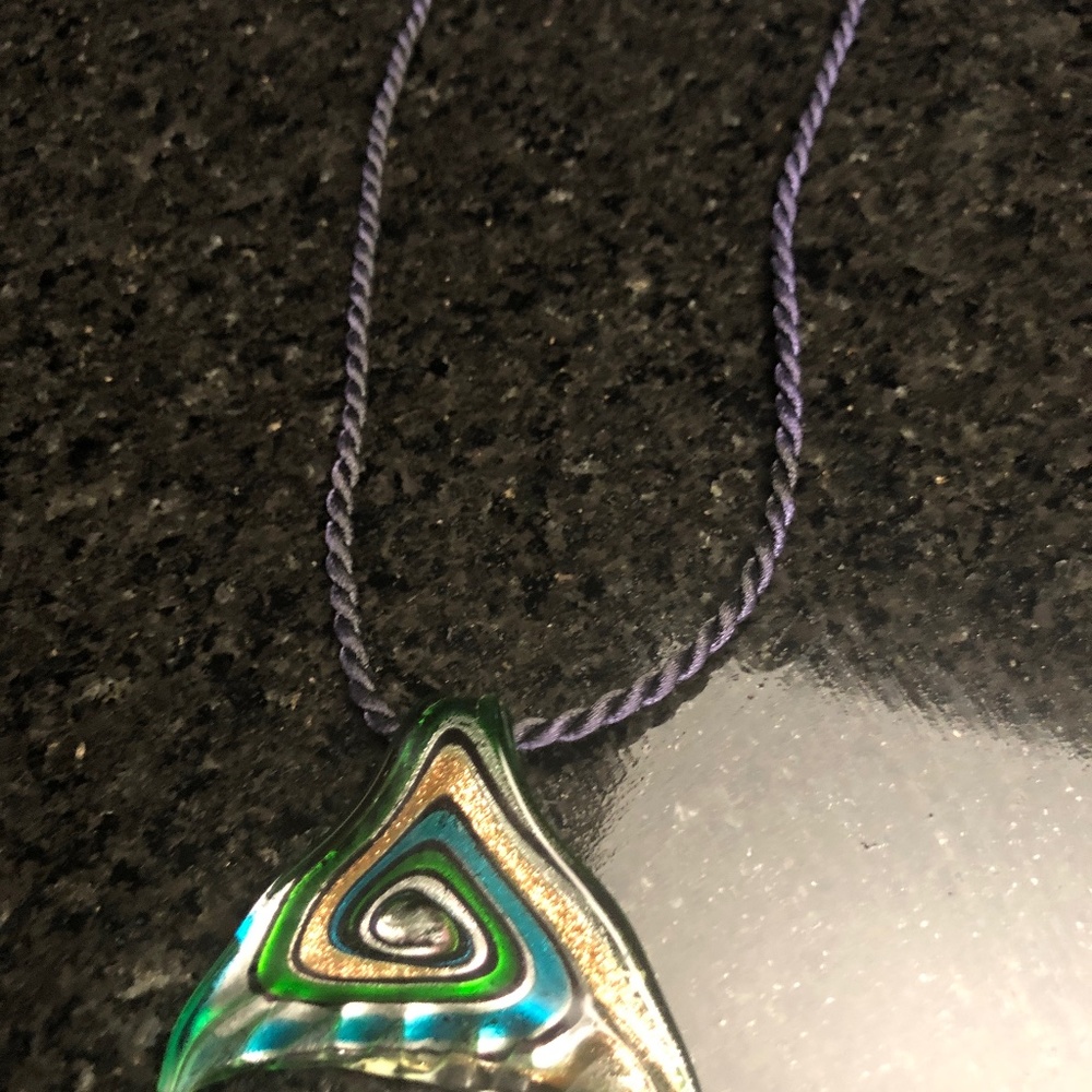 Murano Style Glass Becklace